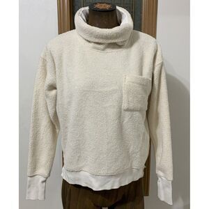 Vineyard Vines Funnel Neck Sweatshirt Boxy XS Cream
